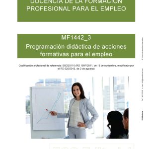 MF1442 3 Programacion didactica acciones formativas para el empleo V1 7 Portada interior scaled