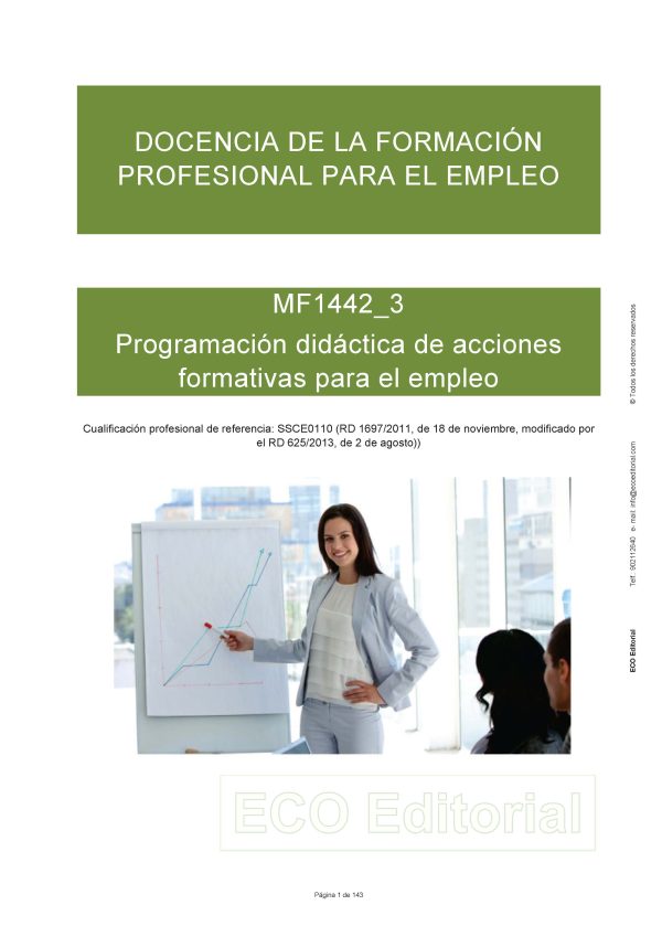 MF1442 3 Programacion didactica acciones formativas para el empleo V1 7 Portada interior scaled