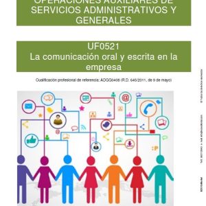 UF0521 Comunicacion oral y escrita en la empresa V3 3 Portada Interior