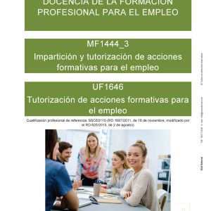 UF1646 Tutorizacion de acciones formativas para el empleo V1 1 Portada Interior scaled